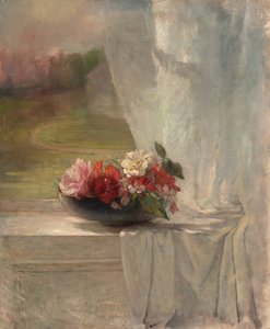 Flores no parapeito da janela, c. 1861.