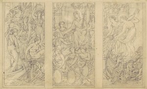 Estudo para "Comércio" de John La Farge