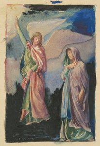 Estudo para "Fé" e "Esperança" de John La Farge
