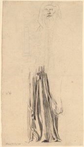Estudo para Moisés - Trinity Church, Boston de John La Farge