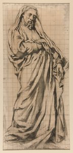 Estudo para a Igreja da Trindade: Jeremias de John La Farge