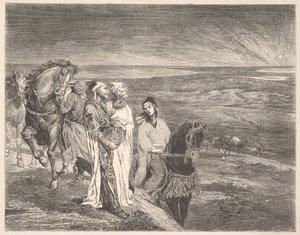 The Wise Men out of the East, 1868. de John La Farge