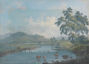Paisagem do Rio com Rega de Gado