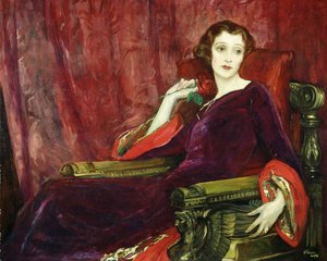 A Rosa Vermelha, 1923 de John Lavery