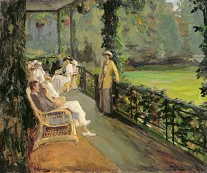 A varanda, 1912 de John Lavery