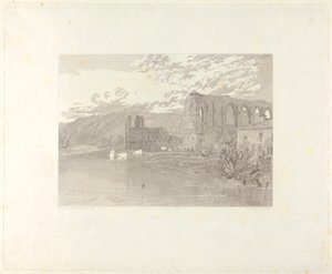 Abadia de St. Agatha, Easby de John Le Keux