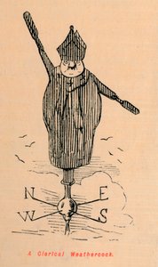 Uma cata-vento clerical, c1860, c1860 de John Leech