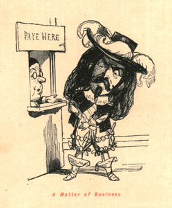 Uma questão de negócios, 1897. de John Leech