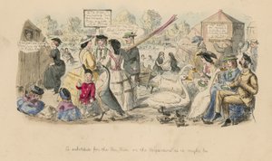 Um substituto para o litoral; ou, o Serpentine como poderia ser de John Leech