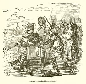 Canute Reprovando seus cortesãos