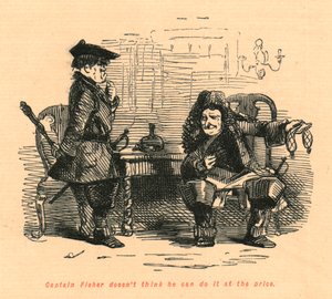 O capitão Fisher acha que não pode fazê-lo pelo preço de 1897. de John Leech