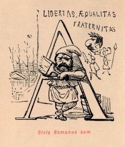 Eu sou um cidadão romano de 1852 de John Leech