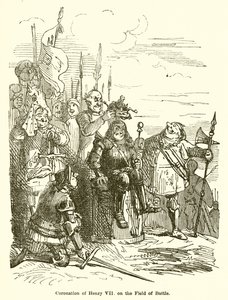Coroação de Henrique VII no Campo de Batalha de John Leech