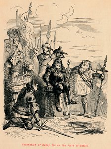 Coroação de Henrique VII no campo de batalha, de John Leech