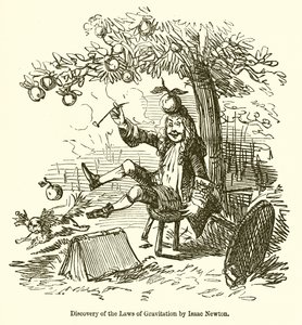 Descoberta das Leis da Gravitação por Isaac Newton