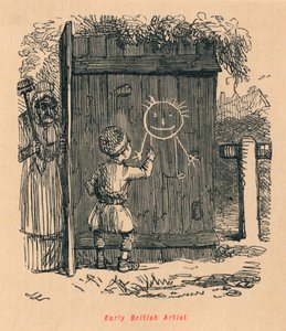 Artista britânico adiantado, c1860, c1860 de John Leech