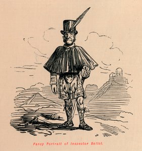 Retrato chique do inspetor Balioi, c1860, c1860 de John Leech