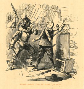 Felton admite que ele matou o duque, 1897. de John Leech