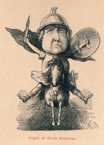 Flight of Ganhos Graco de 1852 de John Leech