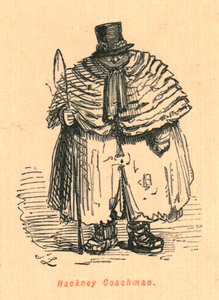 Hackney Coachman, 1897. de John Leech