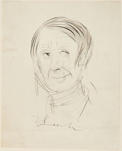 Cabeça de homem de John Leech