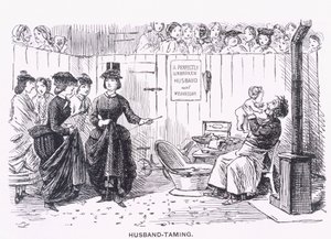 Marido-Domar, Almanack para &39;59, da revista &39;Punch&39;, 1859 de John Leech