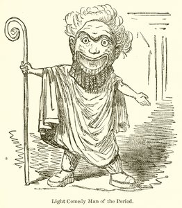 Comédia Leve Homem do Período de John Leech