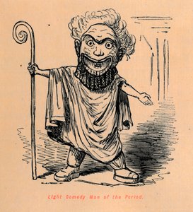 Homem de comédia leve do período, 1852 de John Leech