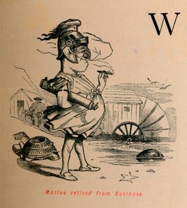 Marius aposentou-se dos negócios, 1852 de John Leech