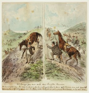 Mr. Briggs sai com os Brighton Harriers de John Leech