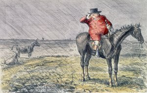 &39;Sr. Jorrocks tem um bye day &39;, ilustração de&39; Handley Cross &39;por Robert Smith Surtees (1805-64) 1854 de John Leech