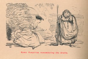 Numa Pompílio recordando a Gruta, 1852 de John Leech