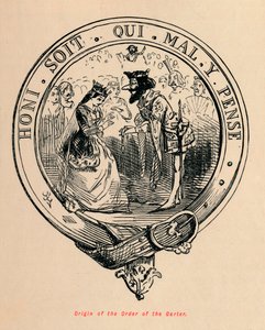 Origem da Ordem da Liga, c1860, c1860 de John Leech