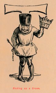 Como pegar uma coroa, c1860, c1860 de John Leech