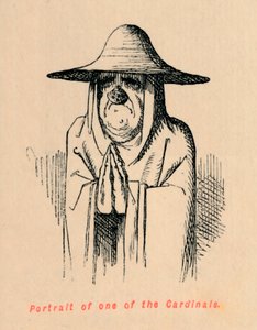 Retrato de um dos cardeais, c1860, c1860 de John Leech