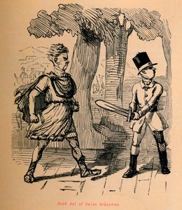 Ato precipitado de Gaius Gracchus, 1852 de John Leech