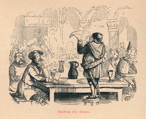 Lendo o sonho, c1860, c1860 de John Leech