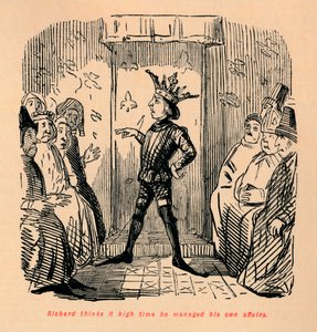 Richard acha que já era hora de gerenciar seus próprios assuntos, c1860, c1860 de John Leech