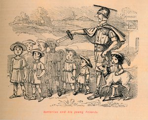 Sertório e seus jovens amigos, 1852 de John Leech