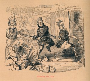 Pagamento da conta, c1860, c1860 de John Leech