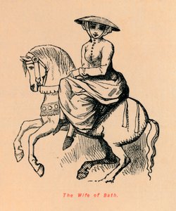 A esposa de Bath, c1860, c1860 de John Leech