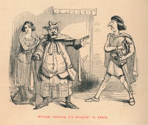 William recusando sua filha a Edwin, c1860, c1860 de John Leech