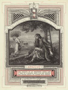 Agosto (gravura) de John Leighton