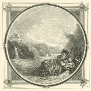 Estou comovido, não quebrado pelas ondas (gravura) de John Leighton