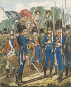 Membros da tropa da cidade e outros soldados da Filadélfia, 1811-ca. 1813