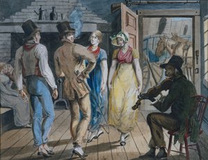Festa em um Wayside Inn, 1811-ca. 1813.