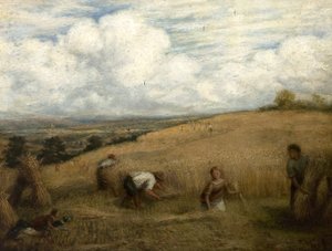 Colheita, 1857 de John Linnell