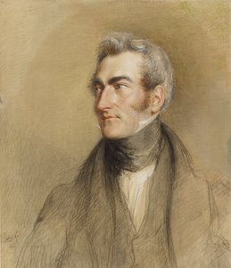 Retrato de Chambers Hall, 1835 de John Linnell