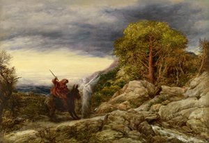 O Profeta Balaão e o Anjo, 1859 (óleo sobre papel, colocado sobre tela)