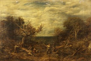 Os cortadores de madeira de John Linnell